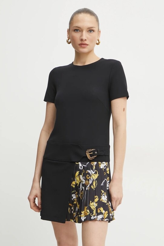 Versace Jeans Couture rochie mini negru 78HAO916.N0356
