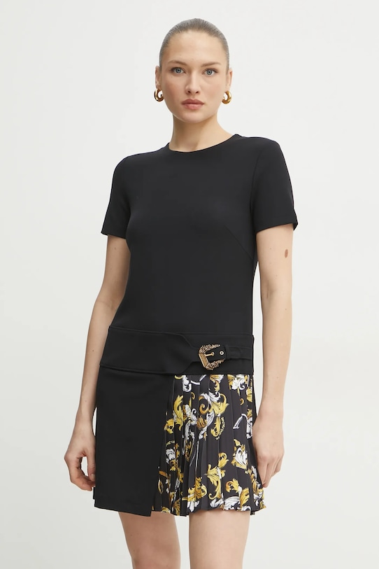 Versace Jeans Couture sukienka wzorzyste czarny 78HAO916.N0356