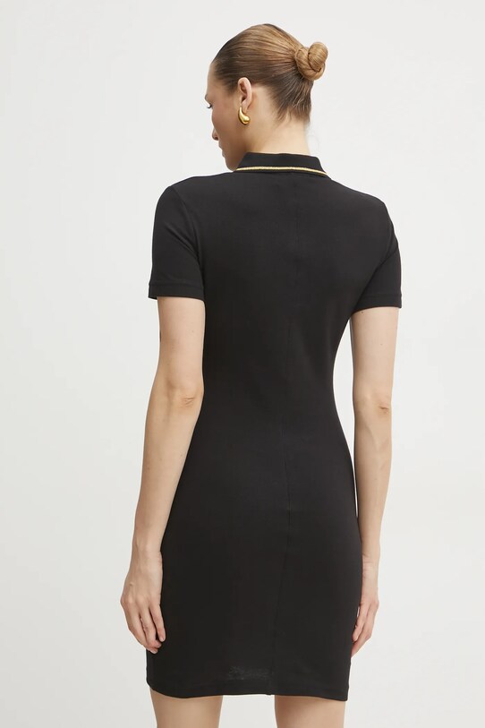 Одяг Бавовняна сукня Versace Jeans Couture 78HAOT01.CJ01T чорний