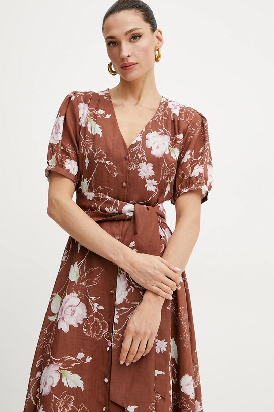Φόρεμα Marella REGARD 2513221312 καφέ SS25