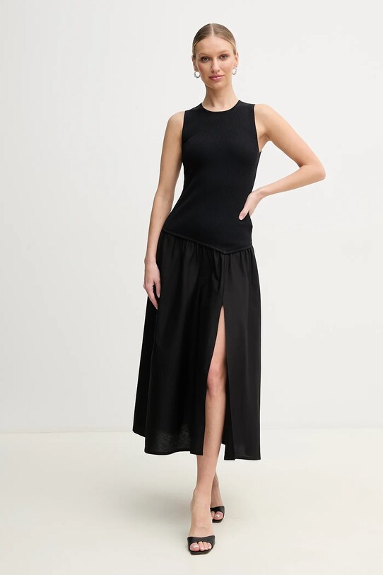 Φόρεμα Marella YACTH με ελαστάν μαύρο 2513321012