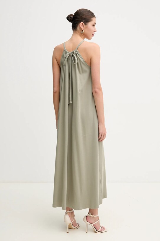 Marella rochie din bumbac OREL 2513621015 verde SS25