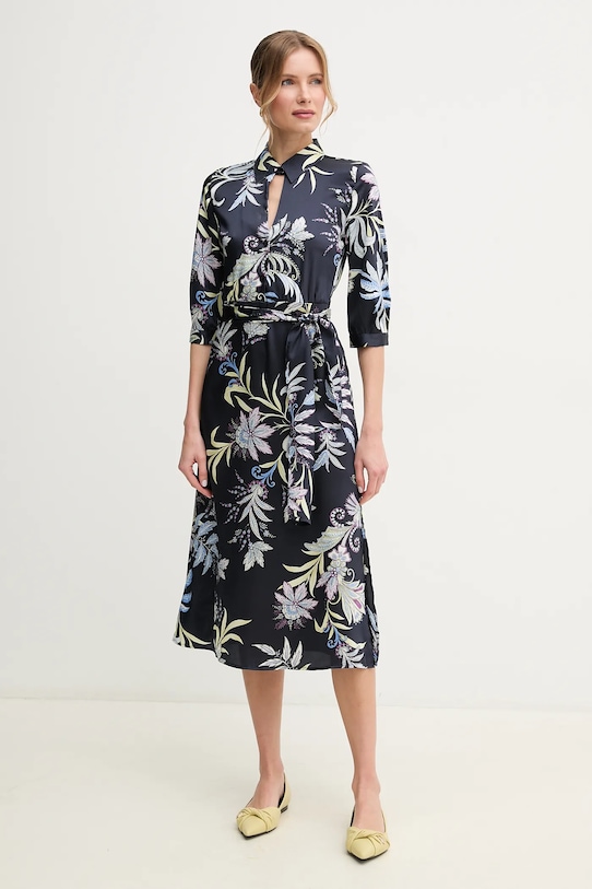 Marella rochie Emme by Marella fixat bleumarin 2515221071
