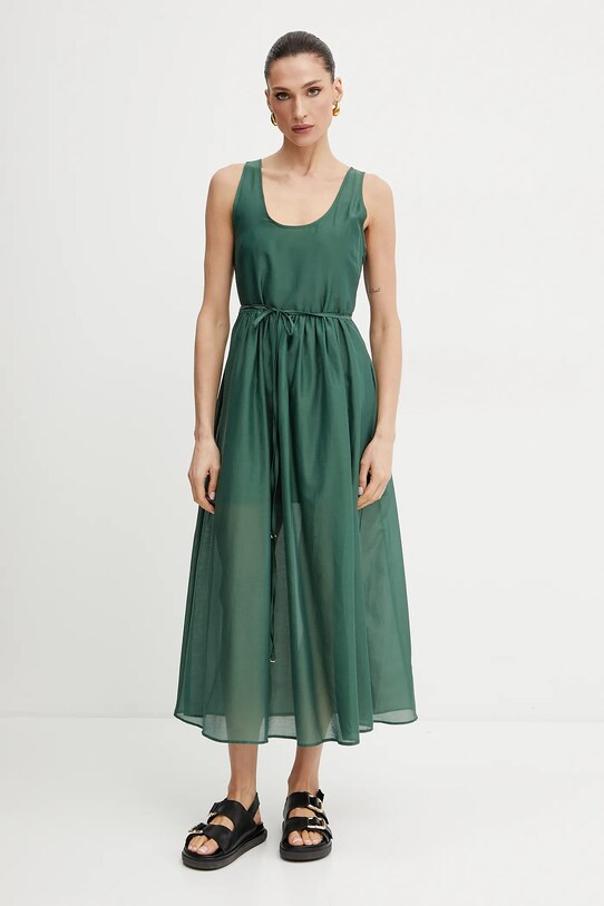 Сукня з домішкою шовку Marella Emme by Marella 2515221172 зелений SS25