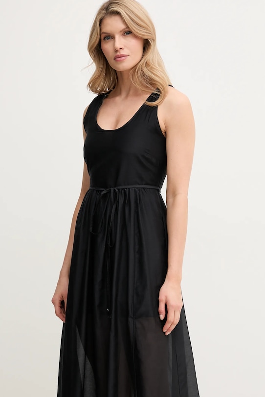 Marella rochie din amestec de mătase Emme by Marella negru 2515221172