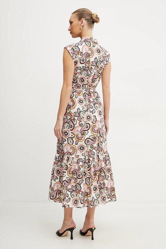 Marella rochie din bumbac Emme by Marella 2515221302 alb SS25