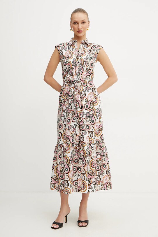 Îmbrăcăminte Marella rochie din bumbac Emme by Marella 2515221302 alb
