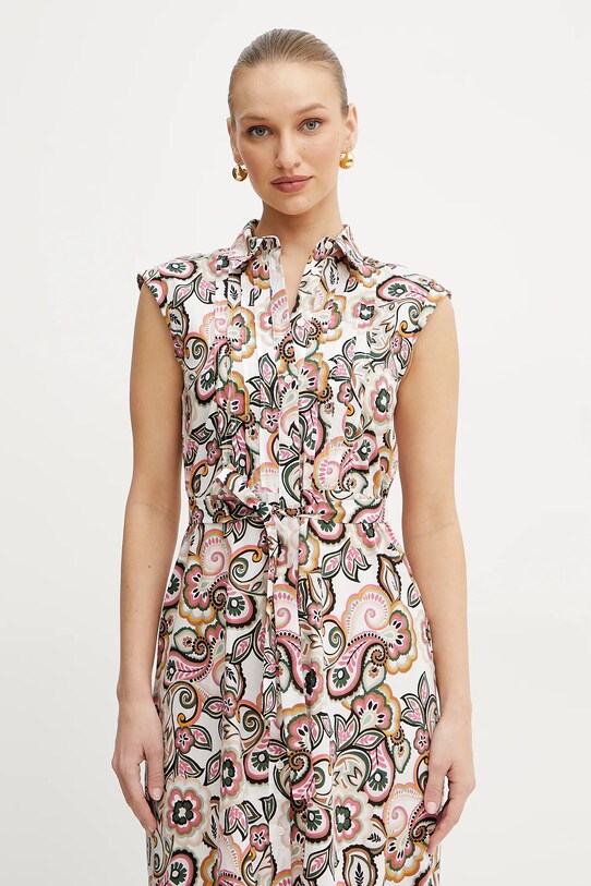 Marella rochie din bumbac Emme by Marella alb 2515221302