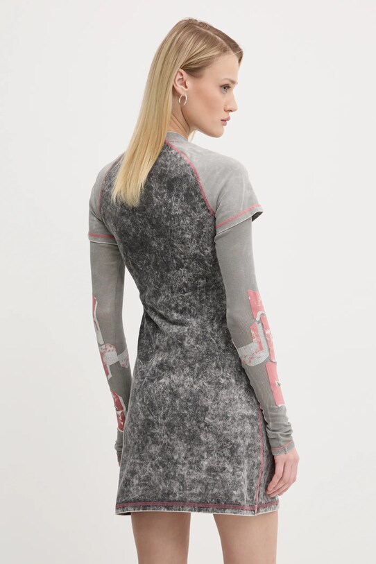 Îmbrăcăminte Diesel rochie D-BUXT-Q1 DRESS A16633.0SLBB gri
