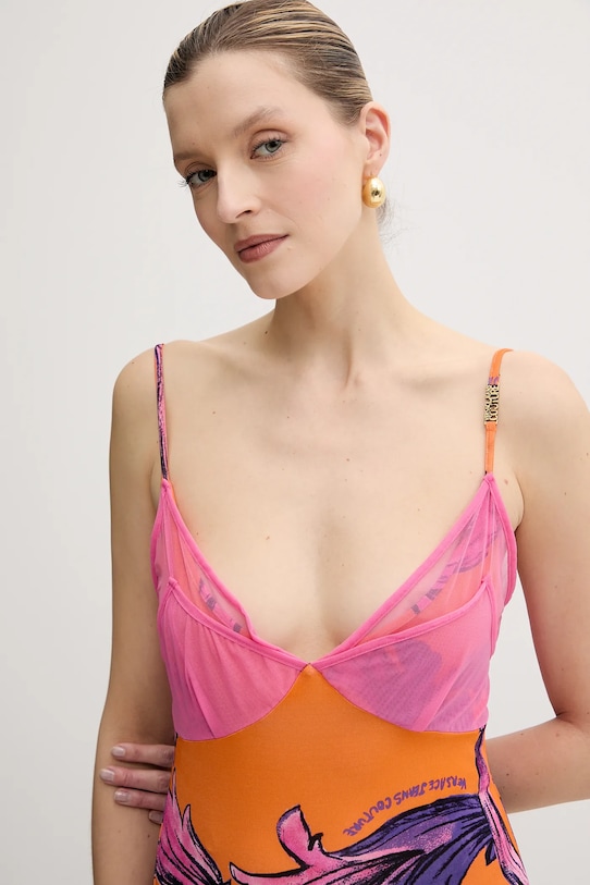 Šaty Versace Jeans Couture oranžová 78HAO900.JS471