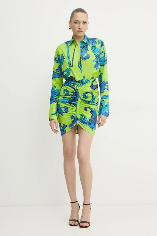 Versace Jeans Couture rochie 78HAO902.NS644 verde SS25