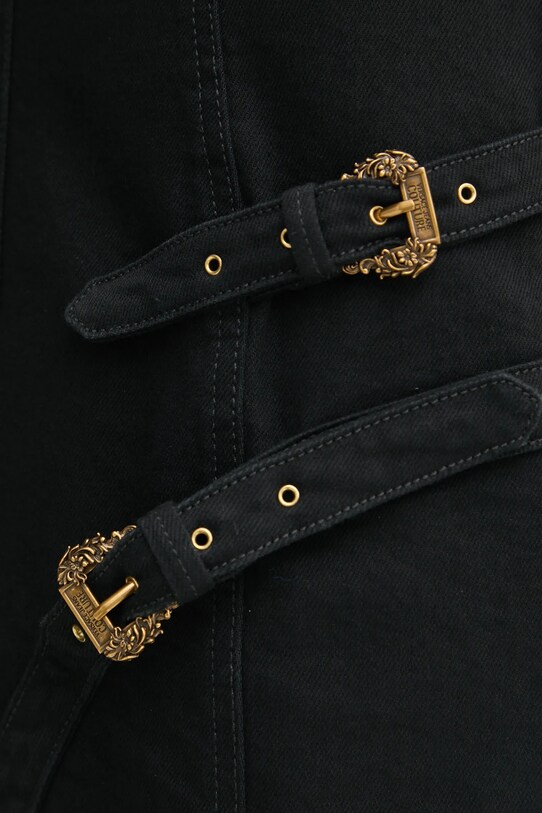 Versace Jeans Couture vestito di jeans 78HAO952.DW040L54 nero
