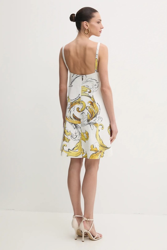 Odzież Versace Jeans Couture sukienka jeansowa 78HAO954.ES138SS0 biały