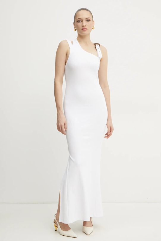 Haljina Versace Jeans Couture bez uzorka bijela 78HAO973.J0004