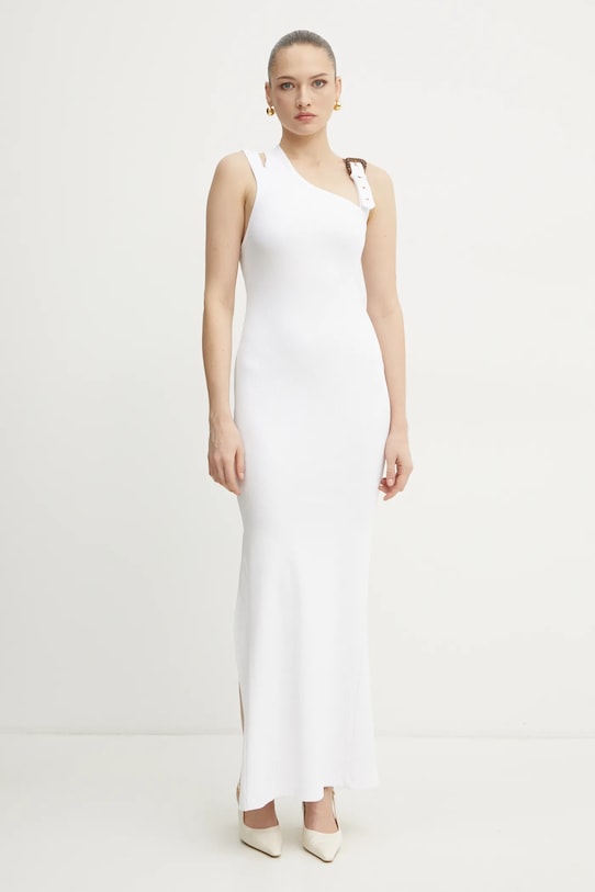 Haljina Versace Jeans Couture 78HAO973.J0004 bijela SS25