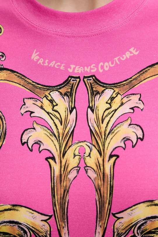 Šaty Versace Jeans Couture 78HAO9P9.JS466 ružová