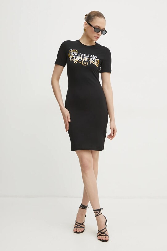 Сукня Versace Jeans Couture 78HAOC06.CJ02C чорний SS25