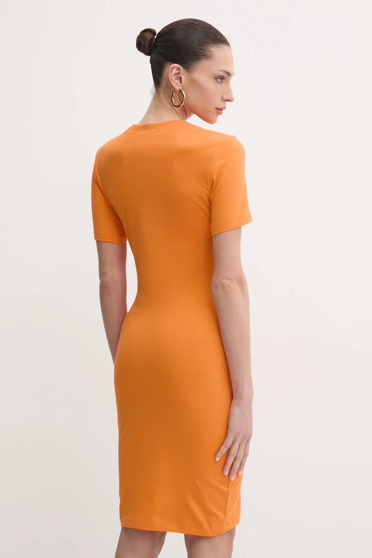Oblačila Obleka Versace Jeans Couture 78HAOS04.CJ01S oranžna