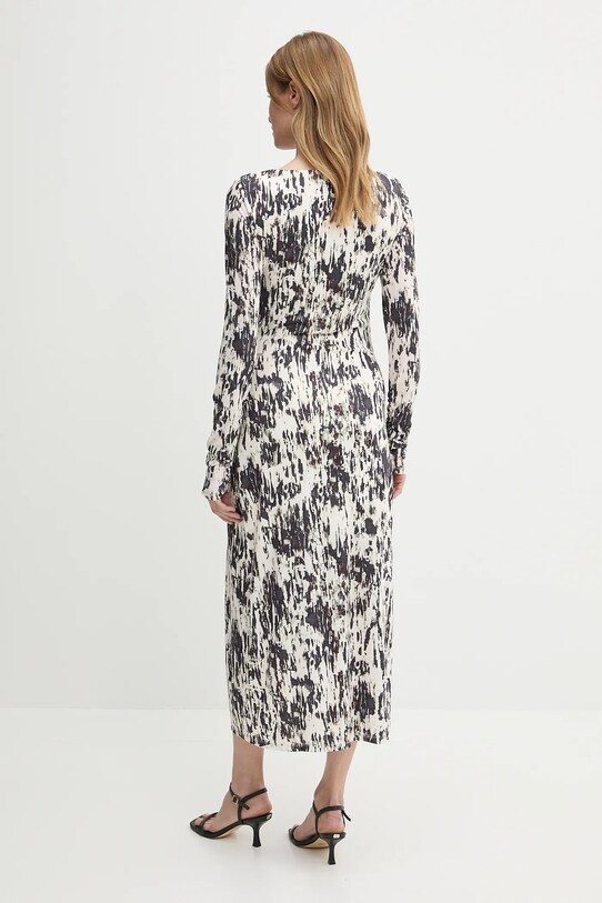 Odzież Sisley sukienka 4QFRLV070 beżowy