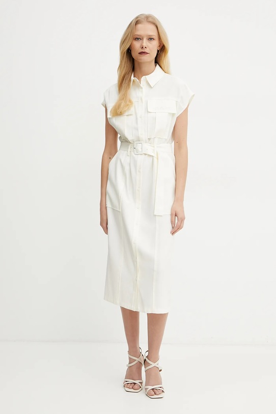 Patrizia Pepe sukienka beżowy 2A2870.A573