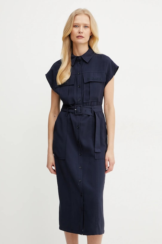 Patrizia Pepe sukienka casual granatowy 2A2870.A573