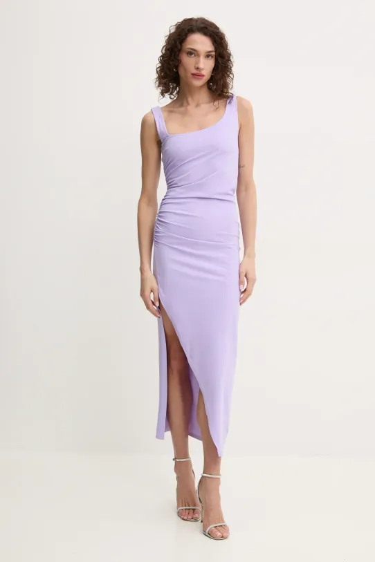 Patrizia Pepe rochie midi violet 2A2909.J129