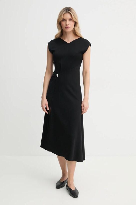 Сукня A.L.C. midi чорний 6DRES02428