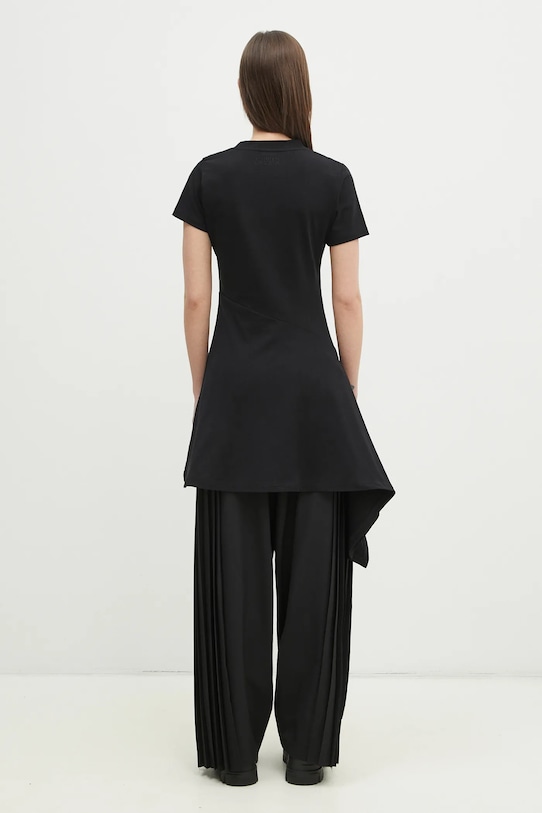 Abbigliamento VETEMENTS vestito Embroidered Logo Twisted Mini WA66DR680B nero