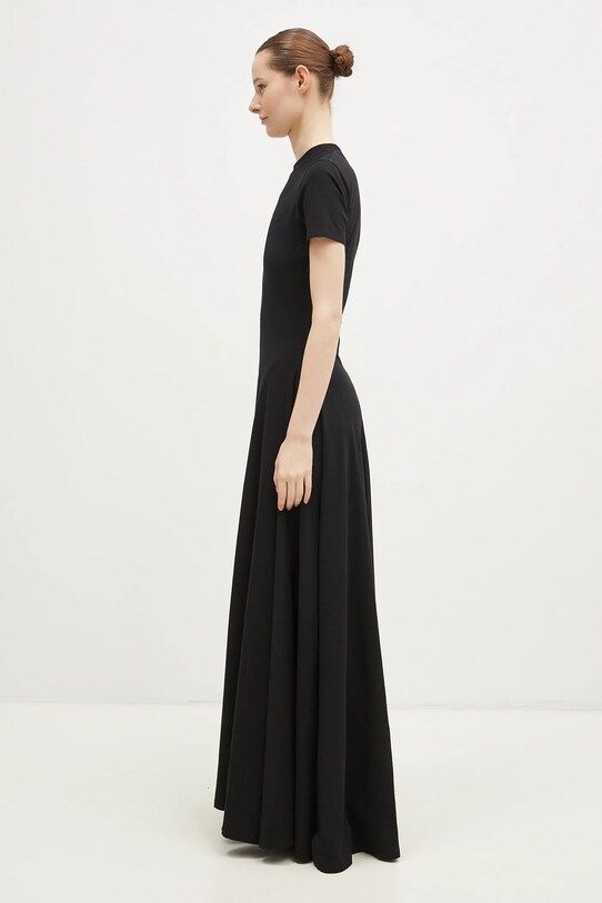VETEMENTS sukienka Embroidered Logo Ballroom WA66DR710B czarny SS25