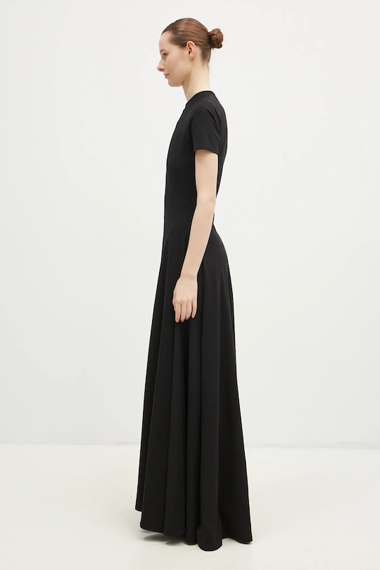 VETEMENTS dress Embroidered Logo Ballroom WA66DR710B black SS25