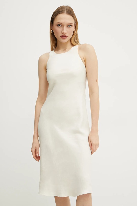 Φόρεμα Patrizia Pepe casual μπεζ 2A2868.A052