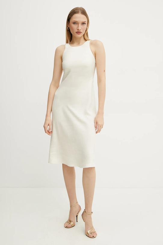 Φόρεμα Patrizia Pepe 2A2868.A052 μπεζ SS25