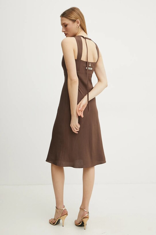 Patrizia Pepe vestito mini marrone 2A2868.A052