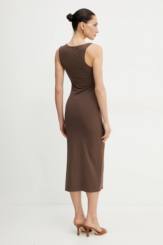 Odzież Patrizia Pepe sukienka 2A2912.J129 brązowy