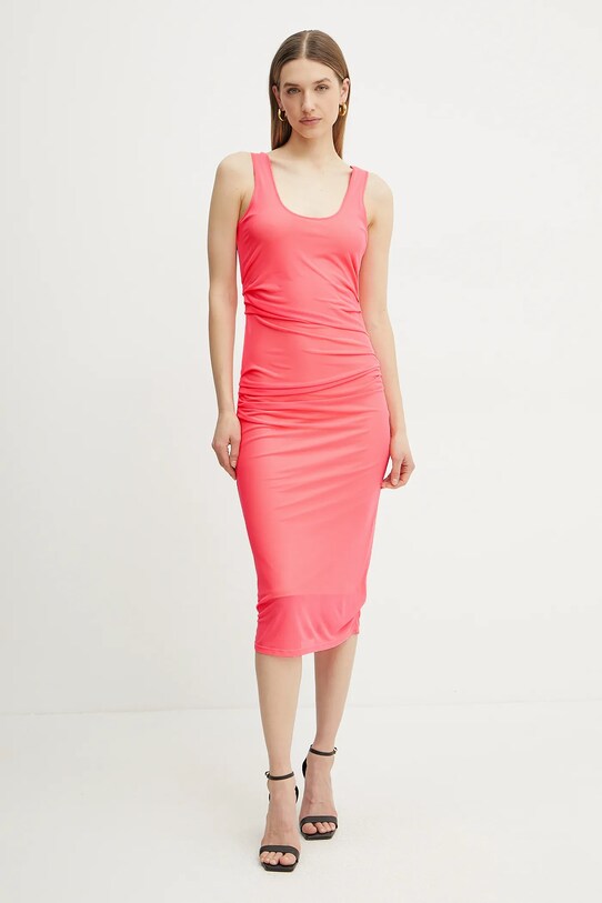 Obleka Patrizia Pepe Z elastanom roza 2A2944.J292