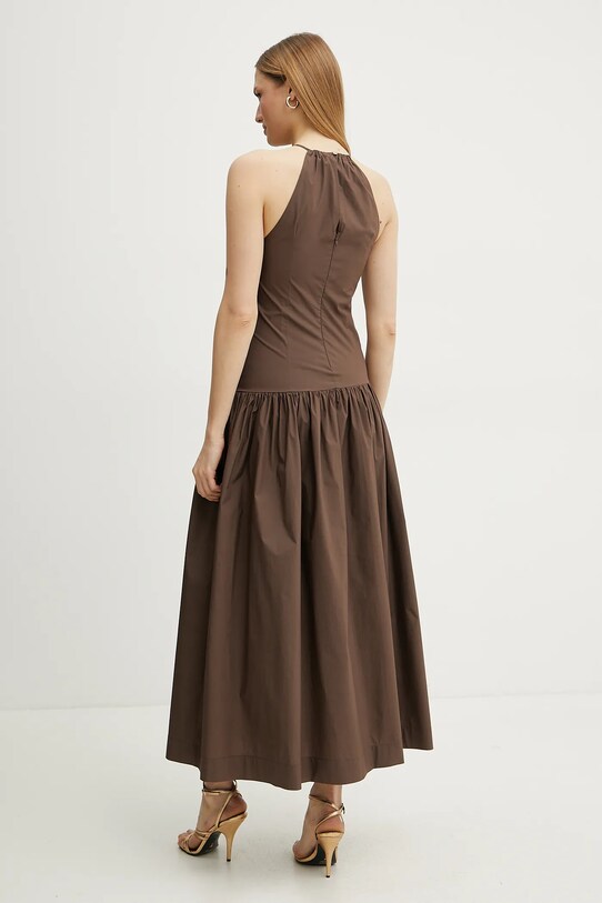 Φόρεμα Patrizia Pepe 2A2949.A570 καφέ SS25