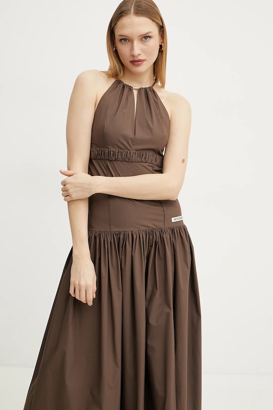 Îmbrăcăminte Patrizia Pepe rochie 2A2949.A570 maro