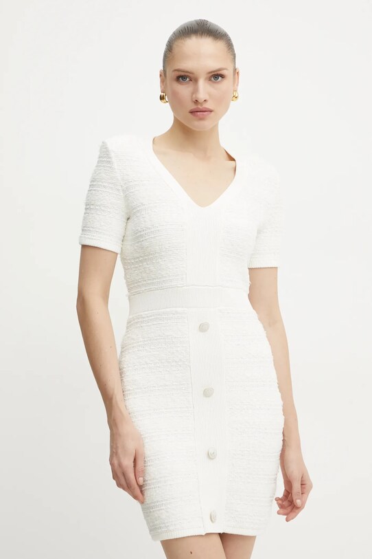 Marciano Guess rochie AMELIA mini bej 5RGK04.5852Z