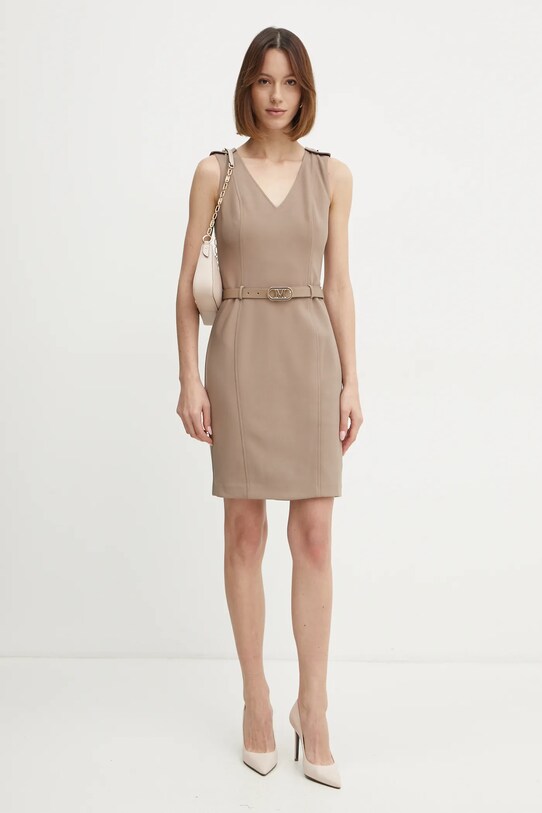 Šaty Marciano Guess MASHA 5RGK10.6302A béžová SS25