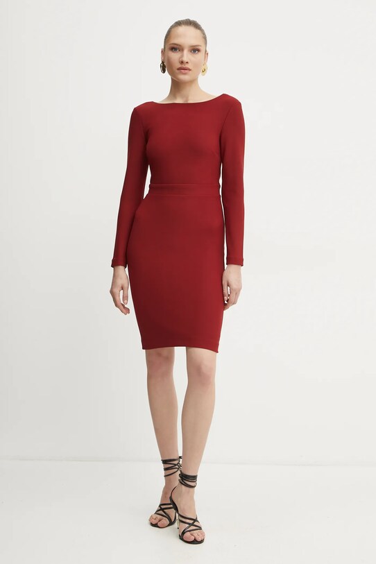 Marciano Guess rochie CELIA 5RGK32.6869Z burgundia SS25