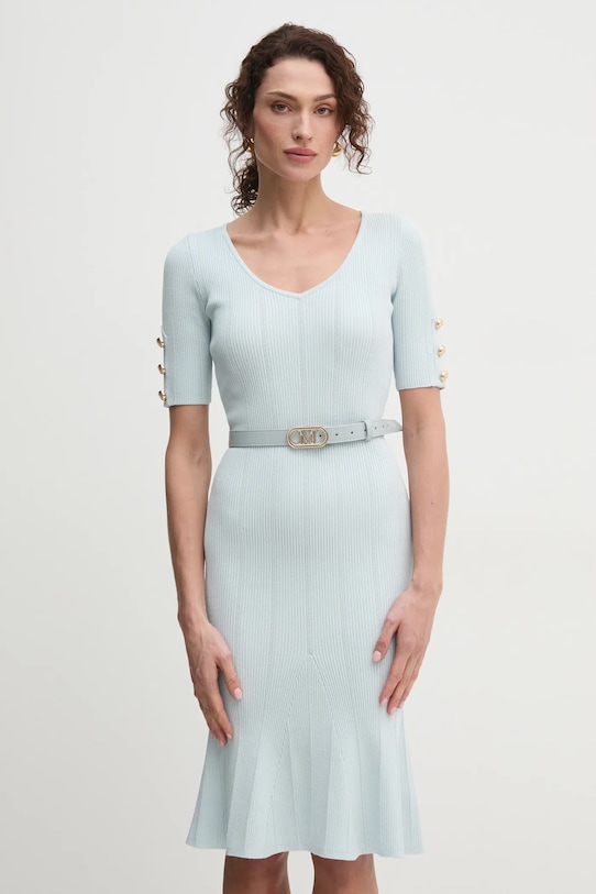 Haljina Marciano by Guess GRACE bez uzorka plava 5RGK07.5810Z