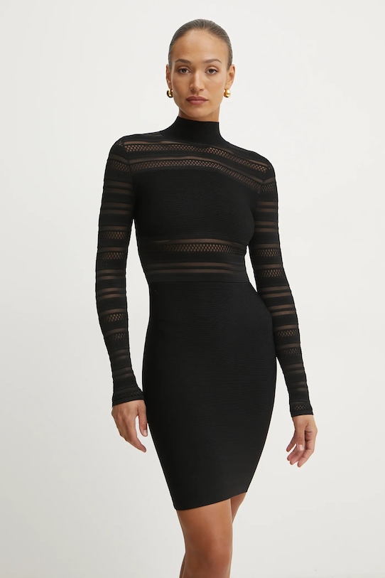 Šaty Marciano by Guess DANI s elastanom čierna 5RGK59.5855Z