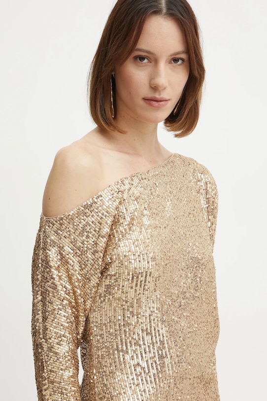 Šaty Marciano Guess GABBIE zlatá 5RGK69.6166A