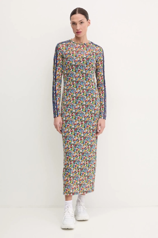 Платье adidas Originals Liberty узор тёмно-синий JC7773