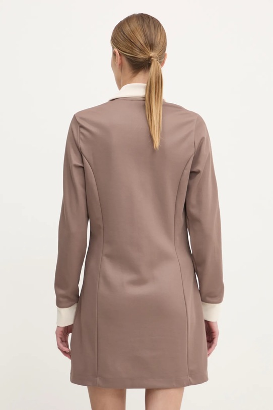 Odzież adidas Originals sukienka 3S TRACK DRESS JC5779 brązowy