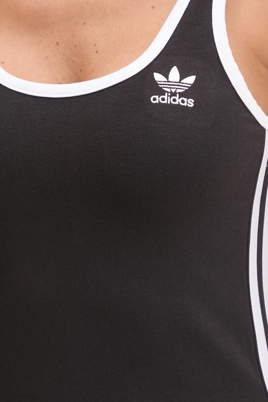 adidas Originals vestito 3S TANK DRESS JD4619 nero