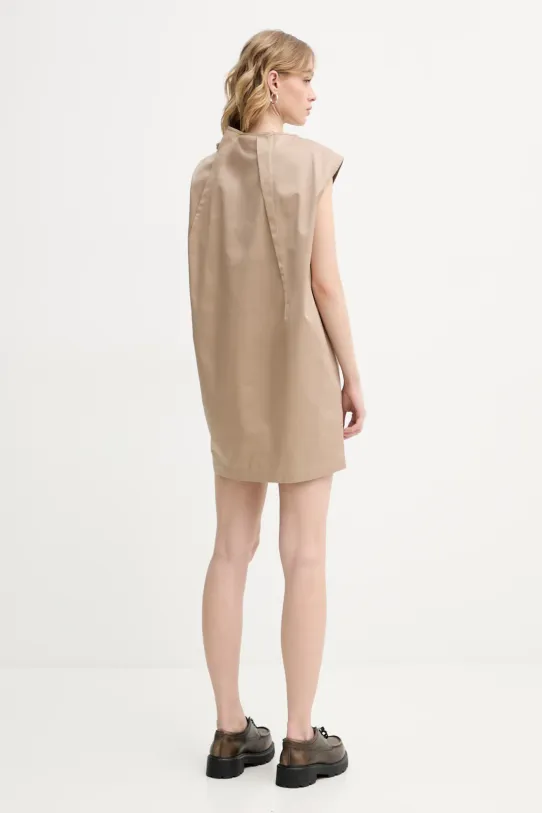 Oblečenie Bavlnené šaty MM6 Maison Margiela S52DA0056.M35368 zelená