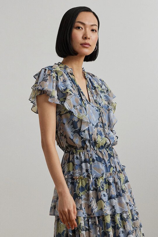 Одежда Платье Lauren Ralph Lauren 200963604 голубой