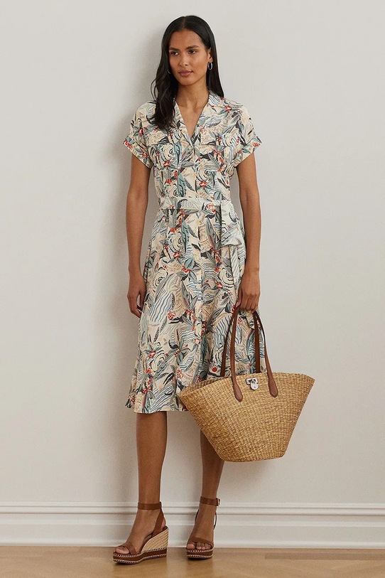 Šaty Lauren Ralph Lauren 200963695 béžová