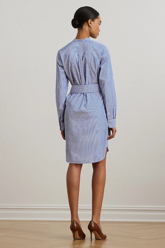 Lauren Ralph Lauren pamut ruha 200963845 kék SS25